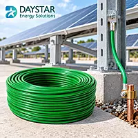 16mm² Aluminium Earthing Cable – (Green) | Multistrand LA [20 Mtr]