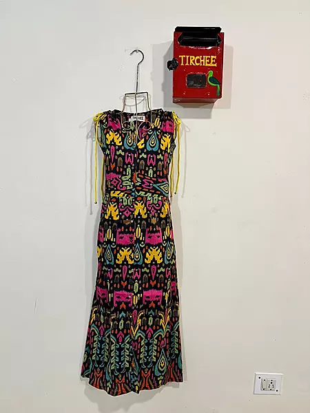 Leher's Sleeve-Less Fit & Flare Dress - Black & Colours