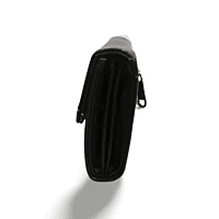 Leather Clutch Wallet with Silver Turn-Lock Closure