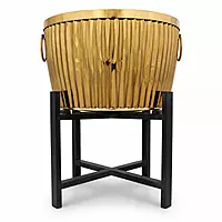 ROUND DUSTBIN GOLD LINING