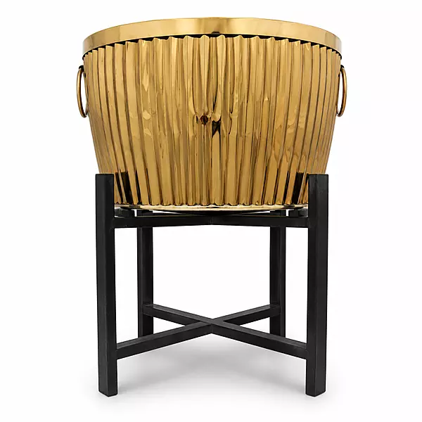 ROUND DUSTBIN GOLD LINING