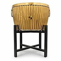 ROUND DUSTBIN GOLD LINING