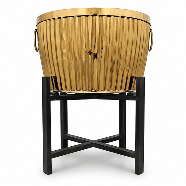 ROUND DUSTBIN GOLD LINING