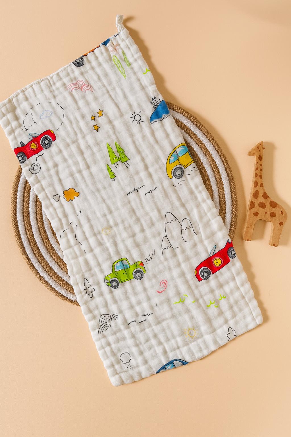 Premium Crinkled Muslin Burp Cloths (Pack of 2) Premium Crinkled Muslin Burp Cloths (Pack of 2)