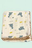 4-Layer Muslin Cotton Crinkled Blanket 100* 110cm – Assorted Designs