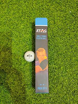 STAG TABLE TENNIS 2STAR BALLS WHITE