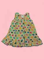 Muslin Front Open Baby Frock - Assorted Prints - Pack of 1