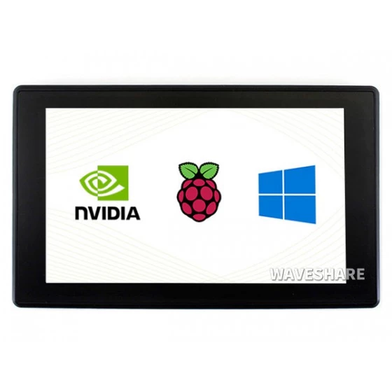 7inch Capacitive Touch HDMI LCD (H) (with case) 1024x600-Waveshare