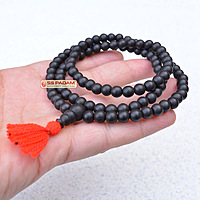 7MM Black Ebony Wood Karungali Mala 100% Original