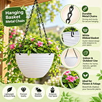 9 inch Hanging Basket Metal Chain
