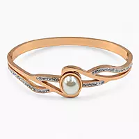 Elegant Intertwining Bangle Bracelet