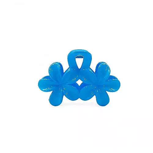 Blue Mini Flower Hair Claw Clips