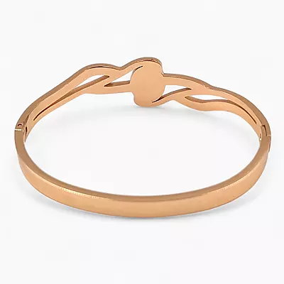 Elegant Intertwining Bangle Bracelet