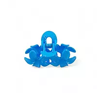 Blue Mini Flower Hair Claw Clips