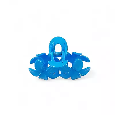 Blue Mini Flower Hair Claw Clips