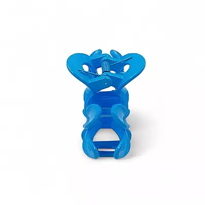 Blue Mini Flower Hair Claw Clips