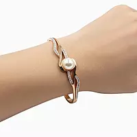 Elegant Intertwining Bangle Bracelet