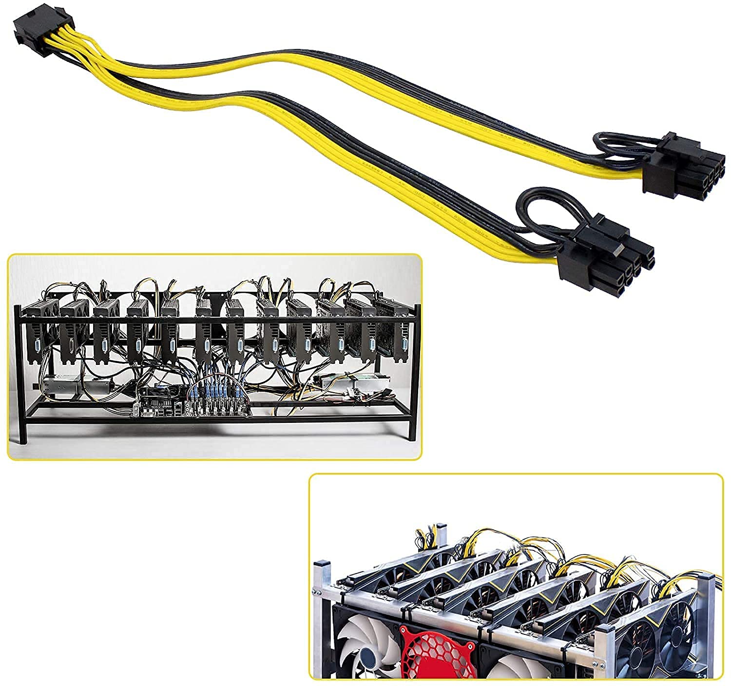 8 Pin M To 8 (6+2) Pin Y Cable 8 Pin M To 8 (6+2) Pin Y Cable