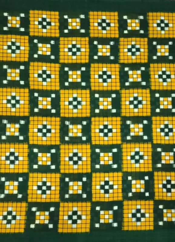 8 KUTHI SAKTA FABRIC-YELLOW-GREEN