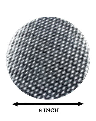 Qson Cake Board 8 Round Silver