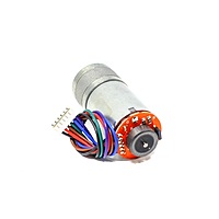 TT Motor – N25 12V 75RPM Metal Gear Motor With Encoder D Type Shaft