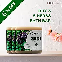 5 HERBS BATH BAR - BUY 3 COMBO