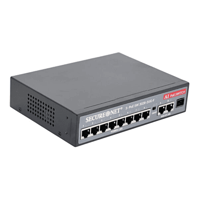 Secure Net POE Switch 8 port -S-POE SW 3028-2UG-F