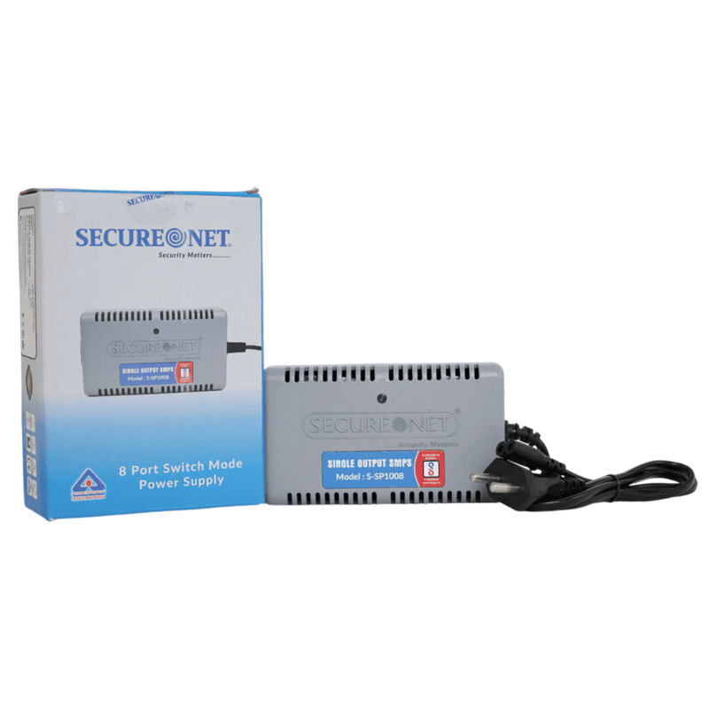 Secure Net 8 CH. POWER SUPPLY  SINGLE PORT - S-SP-1008