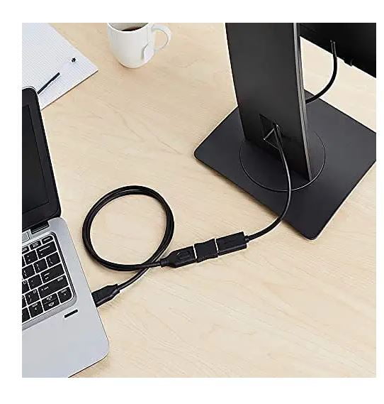 HDMI Extender Female to Female Coupler Adapter for HDTV, TV Stick Chromecast, Laptop PC, Projector -Black