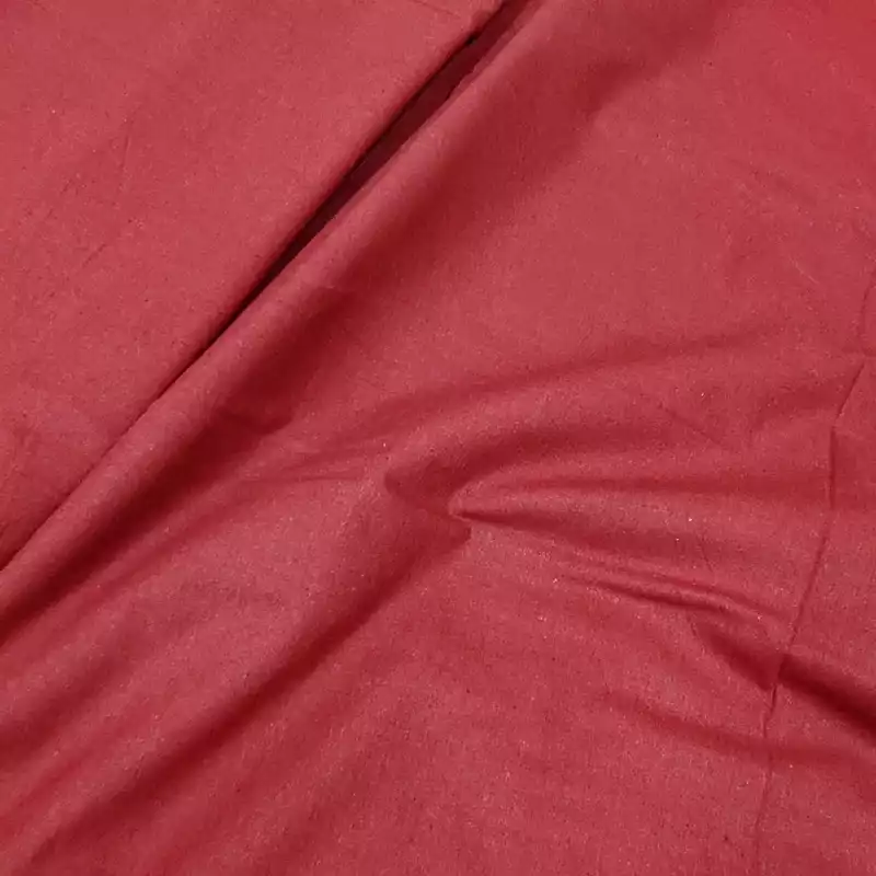 Cotton Plain Fabric (Maroon)