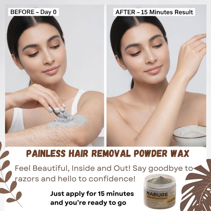NABURE Hair removal powder 120 gm