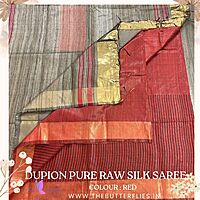 DUPION RAW SILK SAREE YBRSRSS21833
