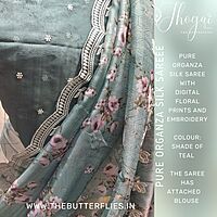 PURE ORGANZA SAREE DCMSORZ22745