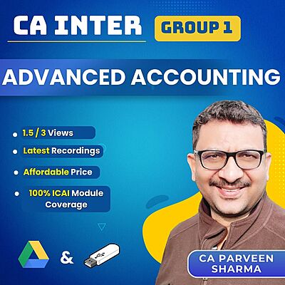 CA Inter Advanced Accounting (Group 1) By CA Parveen Sharma
