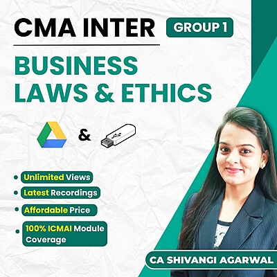 CMA Inter Business Laws and Ethics (Group 1) By CA Shivangi Agarwal