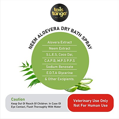 Dry Bath Neem Aloevera 200 ML