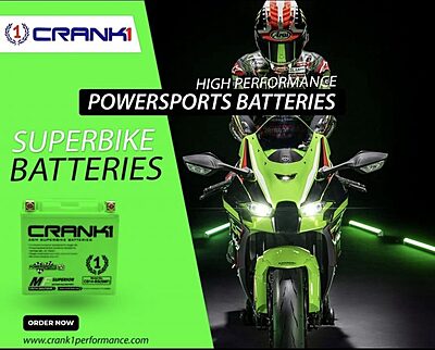 Crank1 Battery (CB12B-BS) Crank1 Battery (CB12B-BS)
