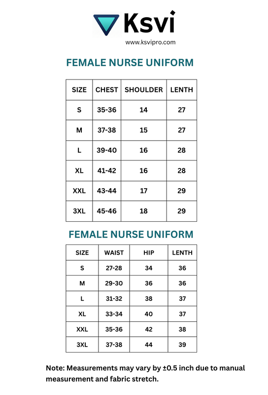 Ksvi Nurse Uniform L Collar Shirt & Pant Set || Pastel Lilac