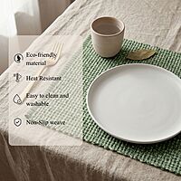 Cotton Woven Placemats | Heat Resistant