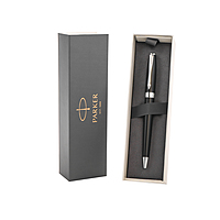Parker Fusion Matte Black Chrome Trim Ball Pen