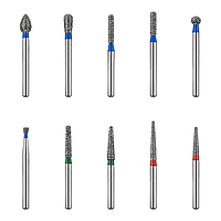 NewDiamond Porcelain Shouldered Abutment Polishing FG Airotor Bur Kit