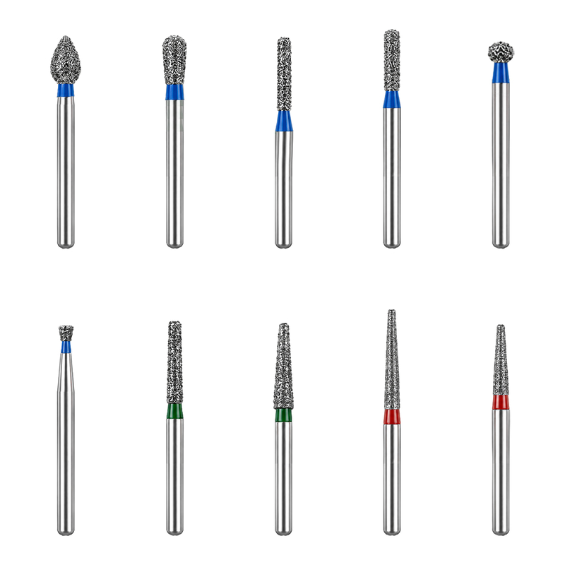 NewDiamond Porcelain Shouldered Abutment Polishing FG Airotor Bur Kit