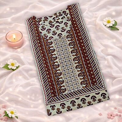 Amber Brown Cotton Nighty With Floral Print All Over From Libas Loungewear - AL1127