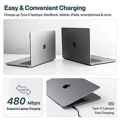 CABLE AMBRANE BRAIDED TYPE-C TO TYPE-C BCTT-10