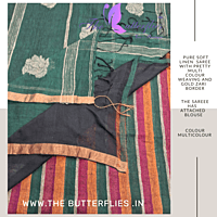 PURE  LINEN SAREE GSSSLIN22894