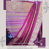 ORGANZA SILK SAREE PSSSORZ23090