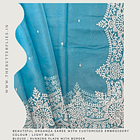 ORGANZA SAREE USTSORZ23585 ORGANZA SAREE USTSORZ23585