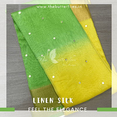 PURE LINEN SILK SAREE YBRSLIN21118
