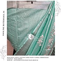 LINEN COTTON SAREE YBRSLIN23483