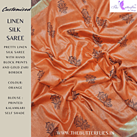 LINEN SILK SAREE YBRSLIN22122